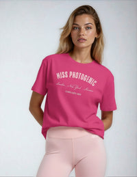 City Lifestyle T-Shirt In Bright Pink