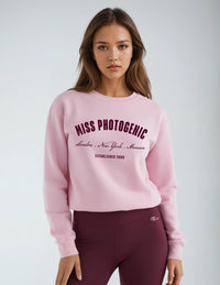 City Lifestyle Sweatshirt In Mimi Pink