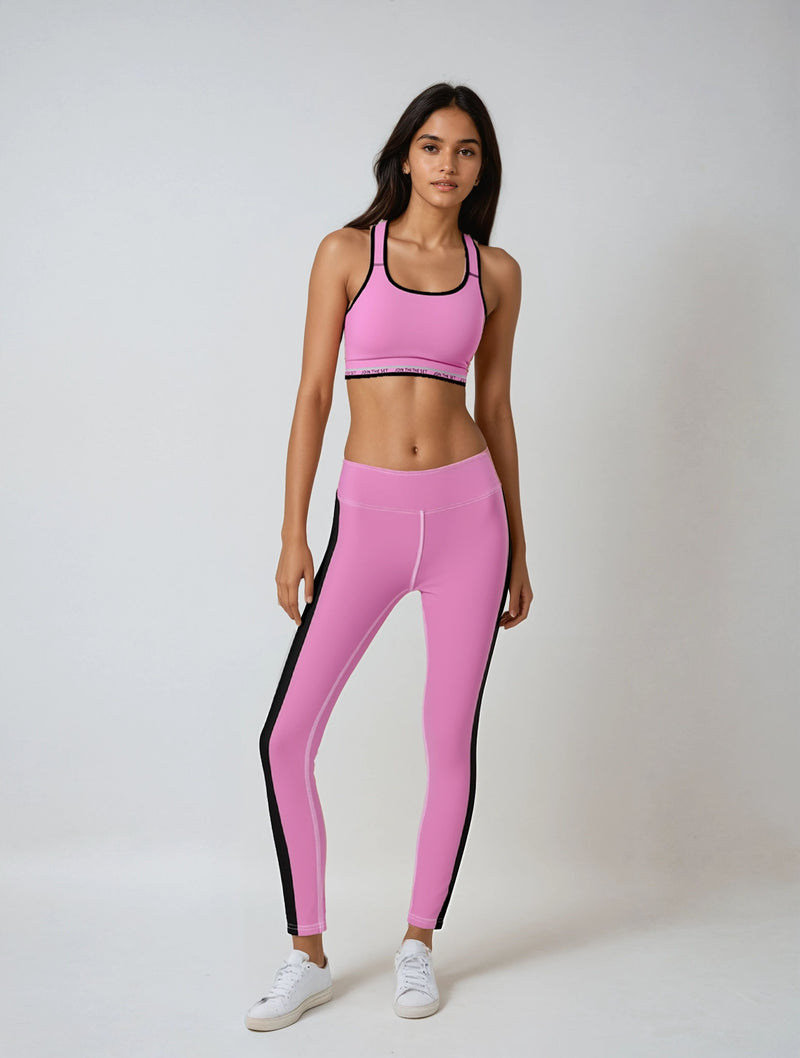 Join The Set Reel Sports Bra - Pink