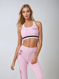 Miss Photogenic SPORT Yoga Crop Top - Pink