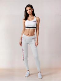 Miss Photogenic SPORT Yoga Crop Top - Grey