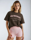 City Lifestyle T-Shirt In Chocolate
