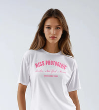 City Lifestyle T-Shirt White Pink