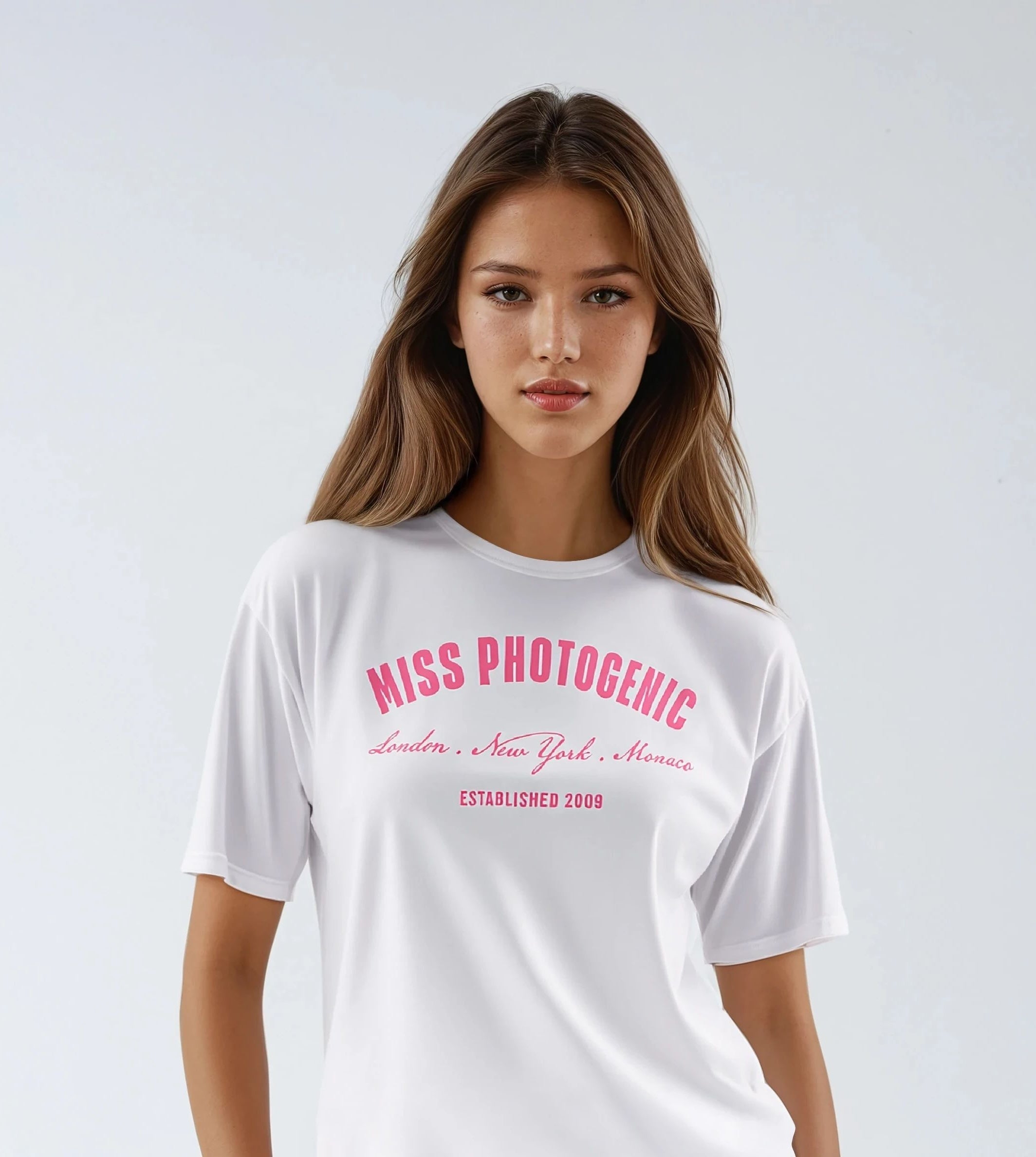City Lifestyle T-Shirt White Pink