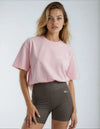 Join The Set Graphic T-shirt in Rose Pink