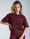 Join The Set Graphic T-shirt in Burgundy