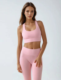 Signature Join The Set Leggings in Rose Pink