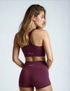 Signature Join The Set Shorts in Burgundy
