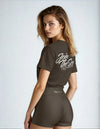 Signature Join The Set Shorts in Chocolate
