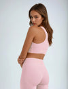 Signature Sports Bra in Rose Pink